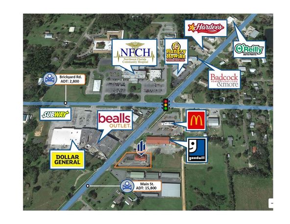 Former Pizza Hut - Chipley, FL: 1329 Main St, Chipley, FL 32428